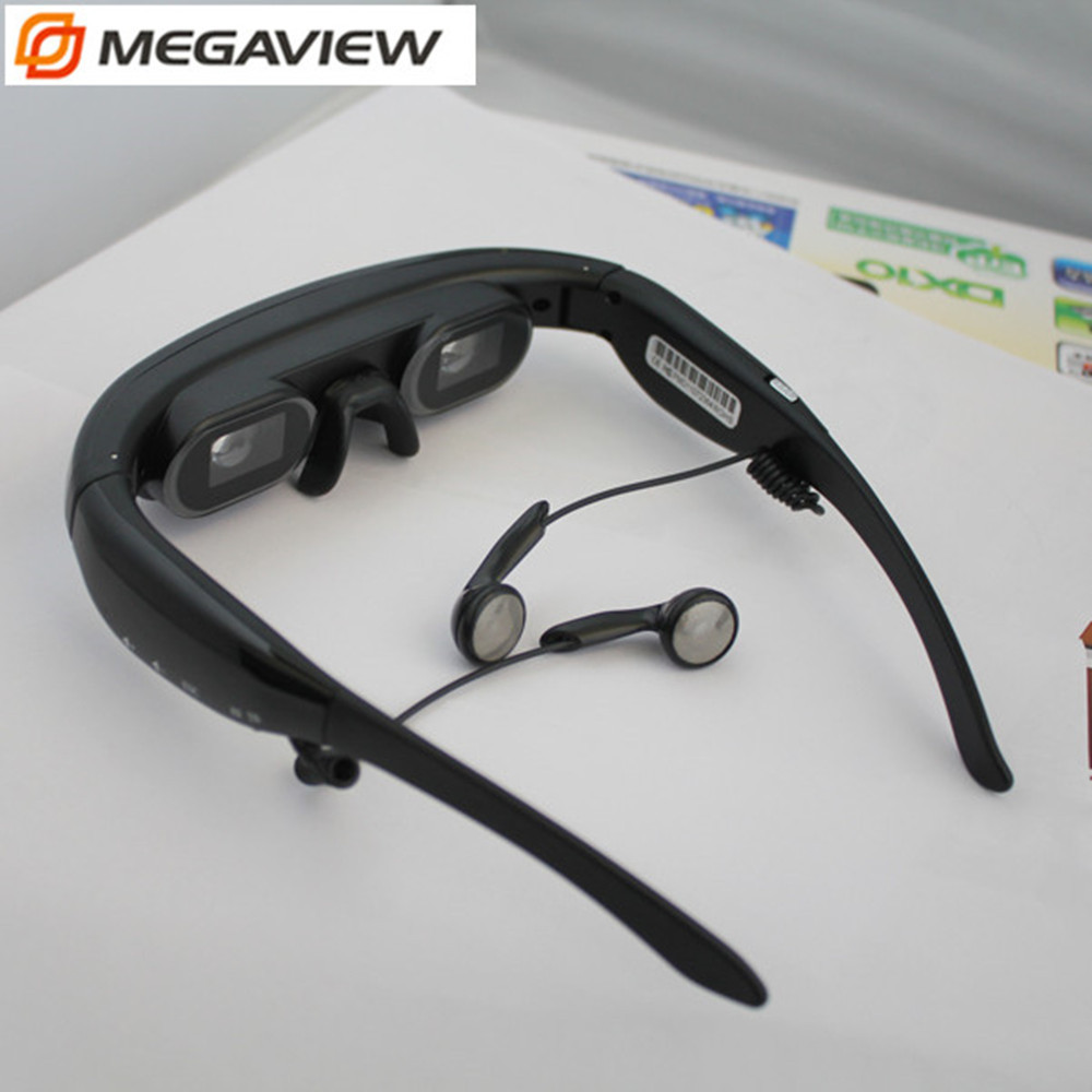 Wholesale Wearable  72" Mobile Theatre Video Glasses Wide Screen 16 / 9 Virtual Picture Music Movie from china suppliers