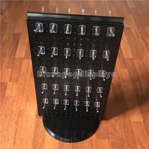 Wholesale Black Spinner Display Rack 2-Way Pegboard Table Top Display With Detachable Hooks from china suppliers