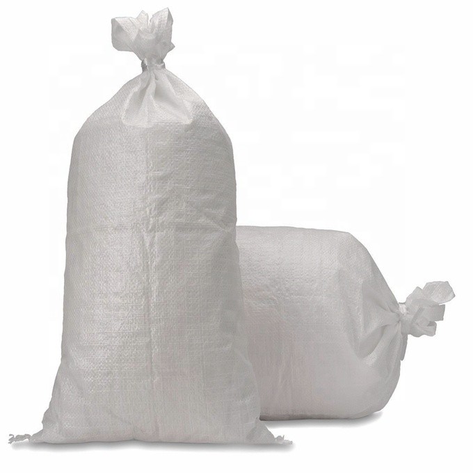 Custom Woven Polypropylene Sand Bags 20kg 25kg 60*100 Size For Agriculture Packaging
