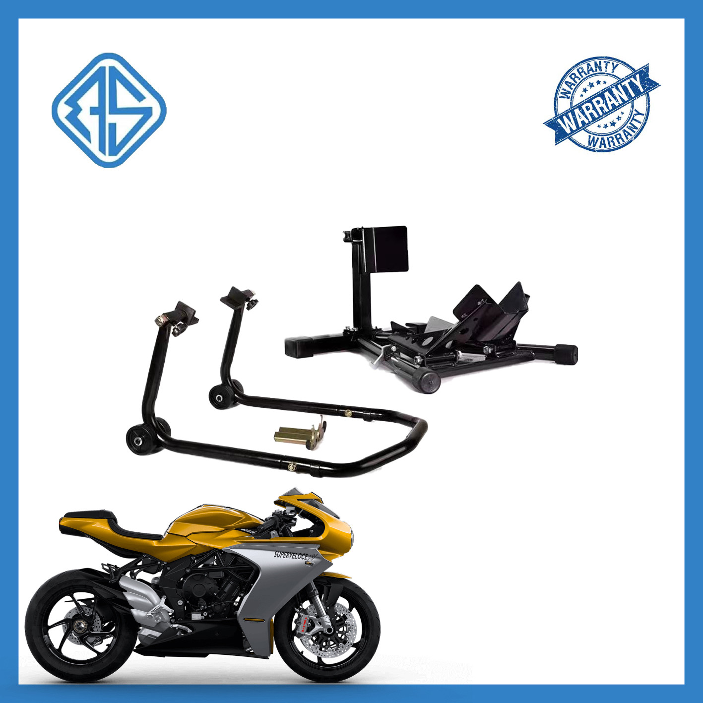 Wholesale Lifting Support Motorcycle Frame Stand Front Fork Paddock Stand Move Cart from china suppliers