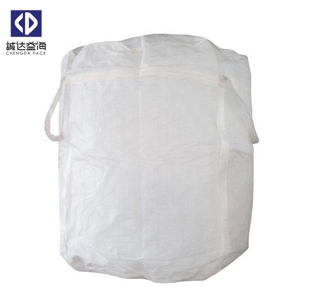 Wholesale Breathable Jumbo Bulk Bags 1000KG Loading Weight White Color With Cross Corner from china suppliers