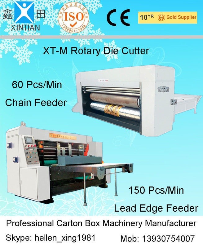 Wholesale Electric Digital Rotary Die Cutting Corrugated Carton Box Packaging Machine from china suppliers