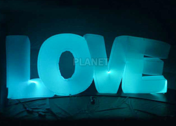 Wholesale Wedding Inflatable Lighting Decoration Love Led Letter Balloon For Stage from china suppliers
