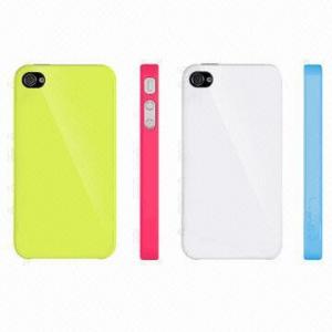 Wholesale PVC Accessories Protective Cases for iPhone 4/4S, Eco-friendly Material, Various Colors Available from china suppliers