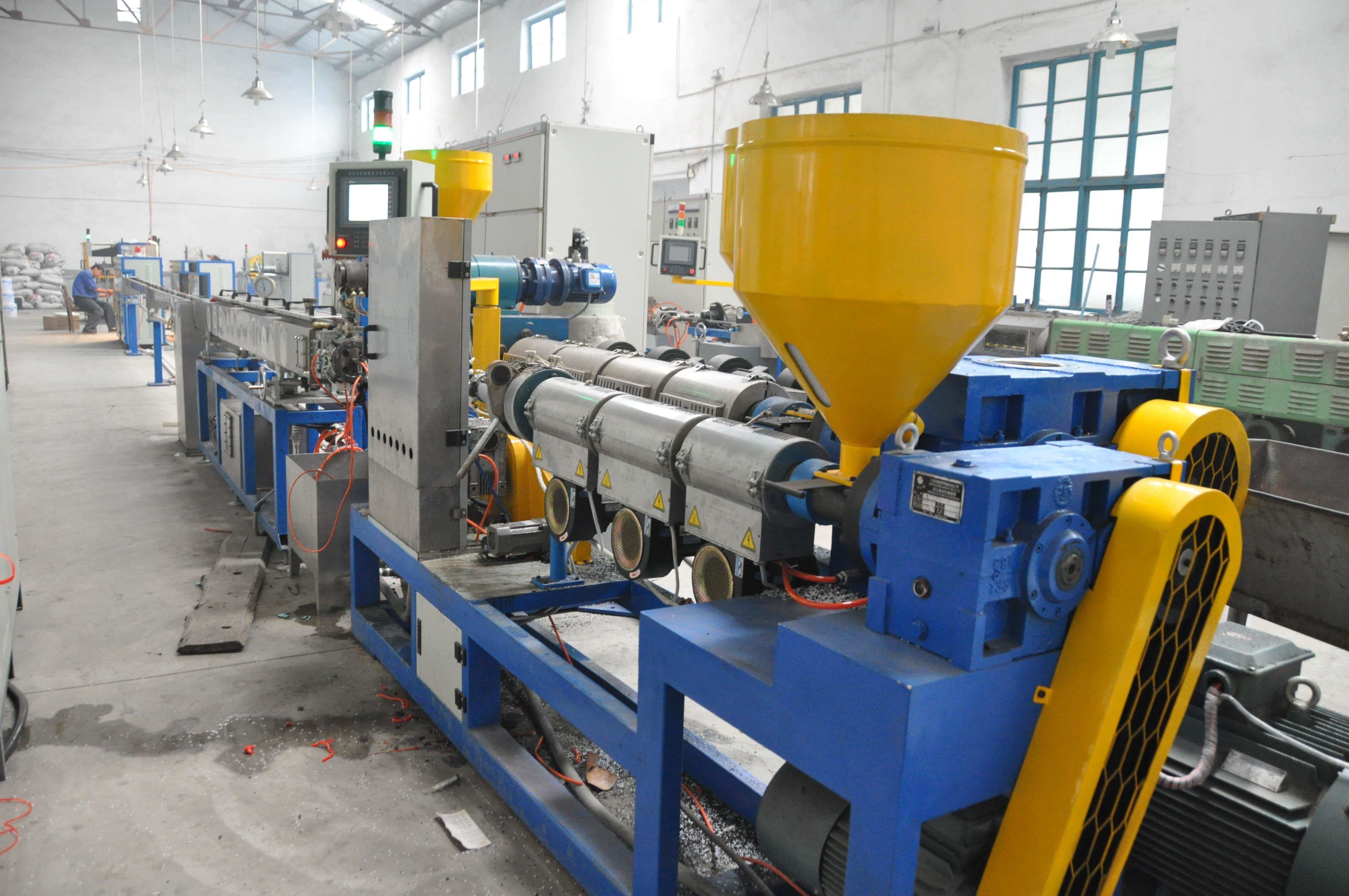 Wholesale 20 - 50mm One Screw Extruder Plastic Machine Single Wall Corrugated Pipe Production Line from china suppliers