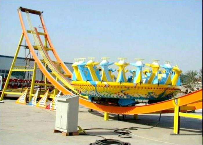 Wholesale 22 Seats Flying UFO Rides CE Certification Electric Powered Roller Coaster Type from china suppliers