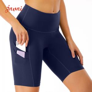 Wholesale Women Bike Cycling Shorts With 3 Side Phone Pocket Running Training Shorts from china suppliers