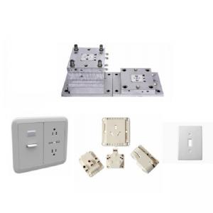 China Wall Plug Switch Box Shell Plastic Injection Components ISO9001 on sale