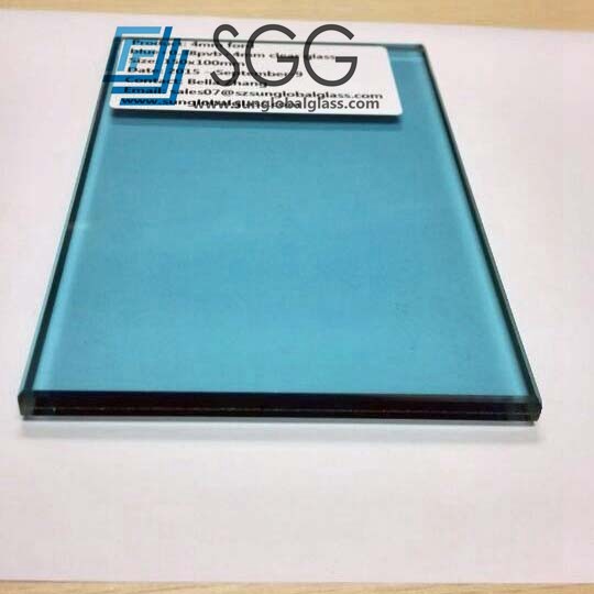 Wholesale Ford Blue Laminated Glass Price 8.38mm 10.38mm 12.38mm from china suppliers