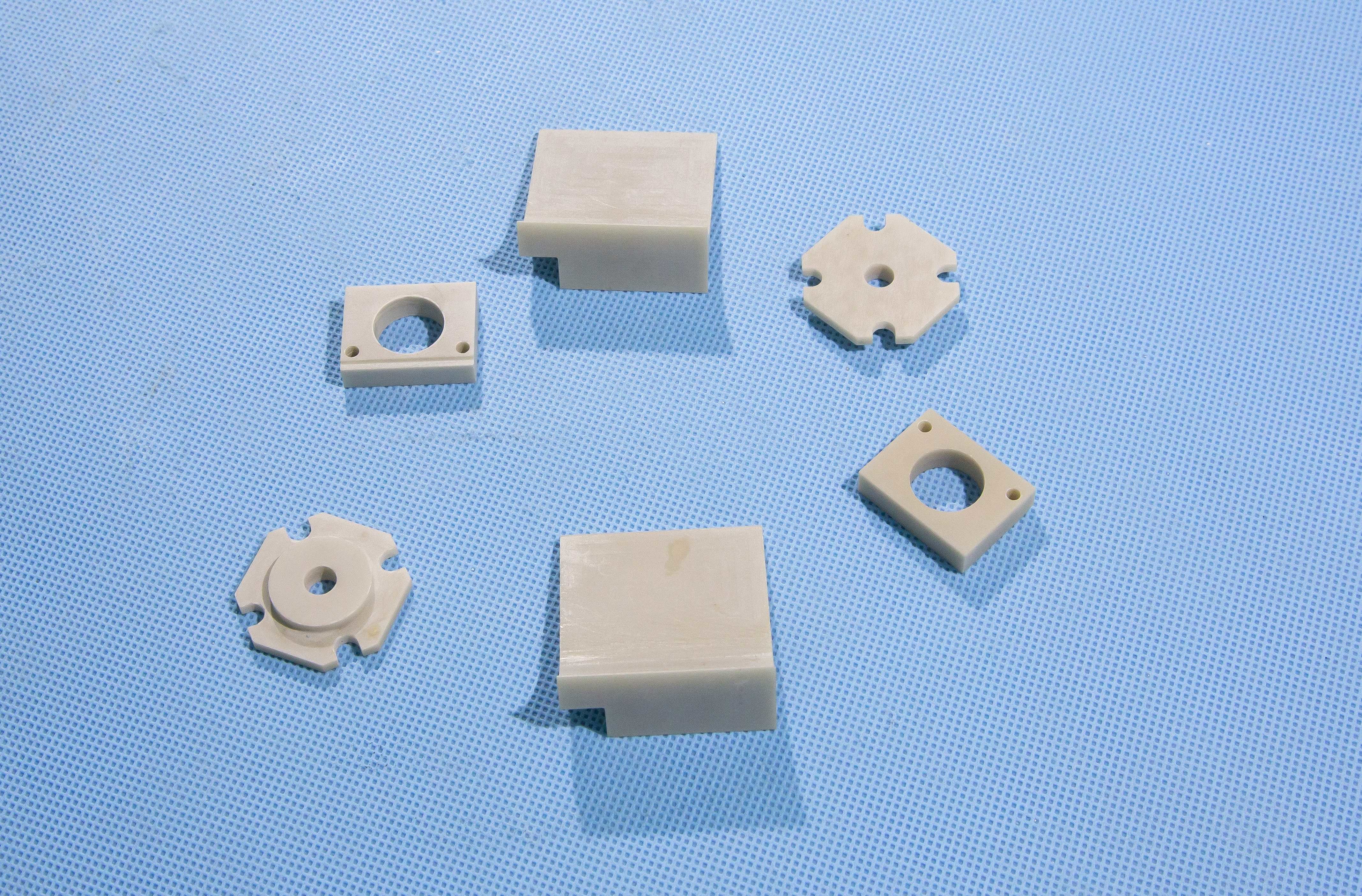 Wholesale High Temperature Resistant Aluminum Nitride Ceramic Machinery Parts Natural Color from china suppliers