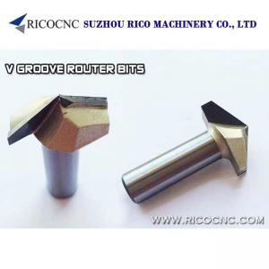 Wholesale V Groove Router Bits Carbide Tipped V Carving Cutters for Woodworking CNC Router from china suppliers