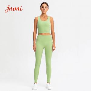 Wholesale 2pcs Suitwear Cross Strappy 210gsm Gym Wear Sets TUV Women'S Athletic Wear Sets from china suppliers