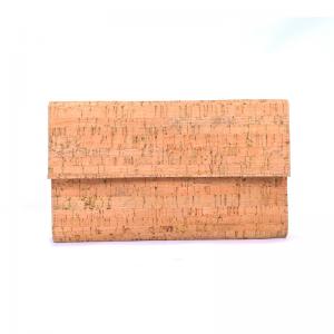 Wholesale Foldover Evening Clutch in Cork with Gold Flecks from china suppliers