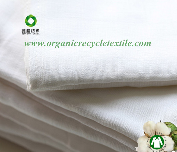 Wholesale Wholesale Organic cotton Gauze108*84 Fabric double Layer for babyswaddle Diaper from china suppliers