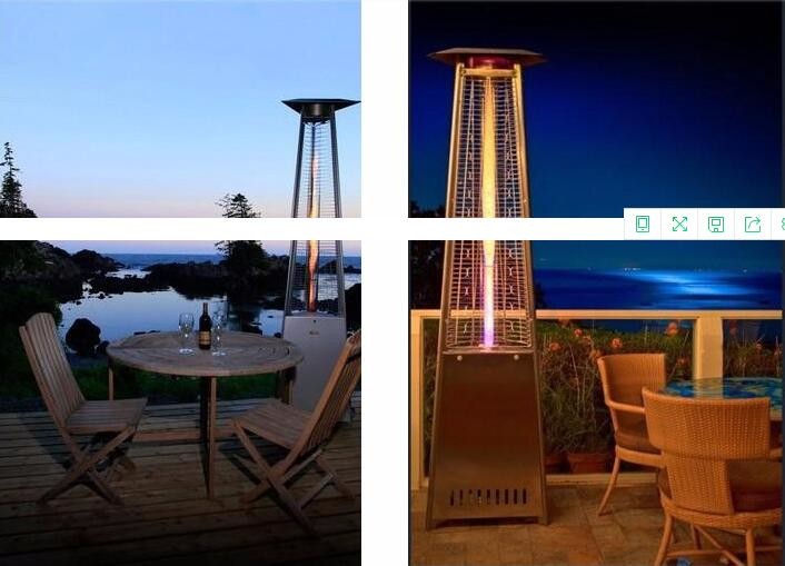 Wholesale Professional Exterior Propane Flame Tower Patio Heaters ETL Certification from china suppliers