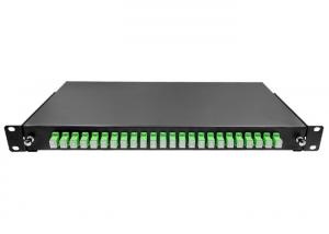 Wholesale 24 Ports SC/APC ODF Rack Fiber Patch Panel 1U 19 Inch Standard Frame Type Pull - Out from china suppliers