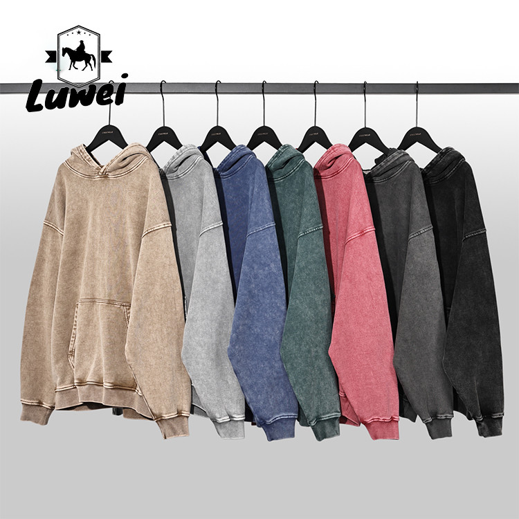 Wholesale Crop Top Heavyweight Cotton Hoodie Long Sleeve Plain Oversized Sweatshirts from china suppliers