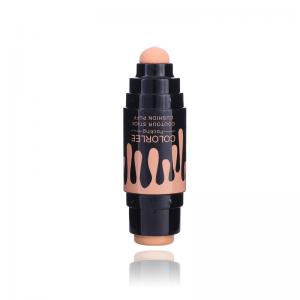 Wholesale Waterproof Long Lasting Foundation Stick , 5g Double Ended Contour Stick With Puff from china suppliers