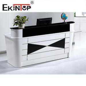 Wholesale OEM ODM Reception Desk Table Steel Metal Material For Secretary Executive from china suppliers