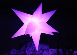 Wholesale Different Size Hanging Inflatable Led Star 190 T Polyester Material For Party from china suppliers