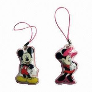 Wholesale Beautiful/Popular/Lovely Mobile Phone Novelties with Strap, Pendant and Flash Sticker from china suppliers