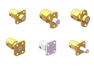 50 Ohm RoHS Compliant Brass SMA Male Series Coaxial Connector