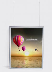 Wholesale A3 Size Snap Frames For Posters , Wall Mounted Aluminium Poster Frames from china suppliers