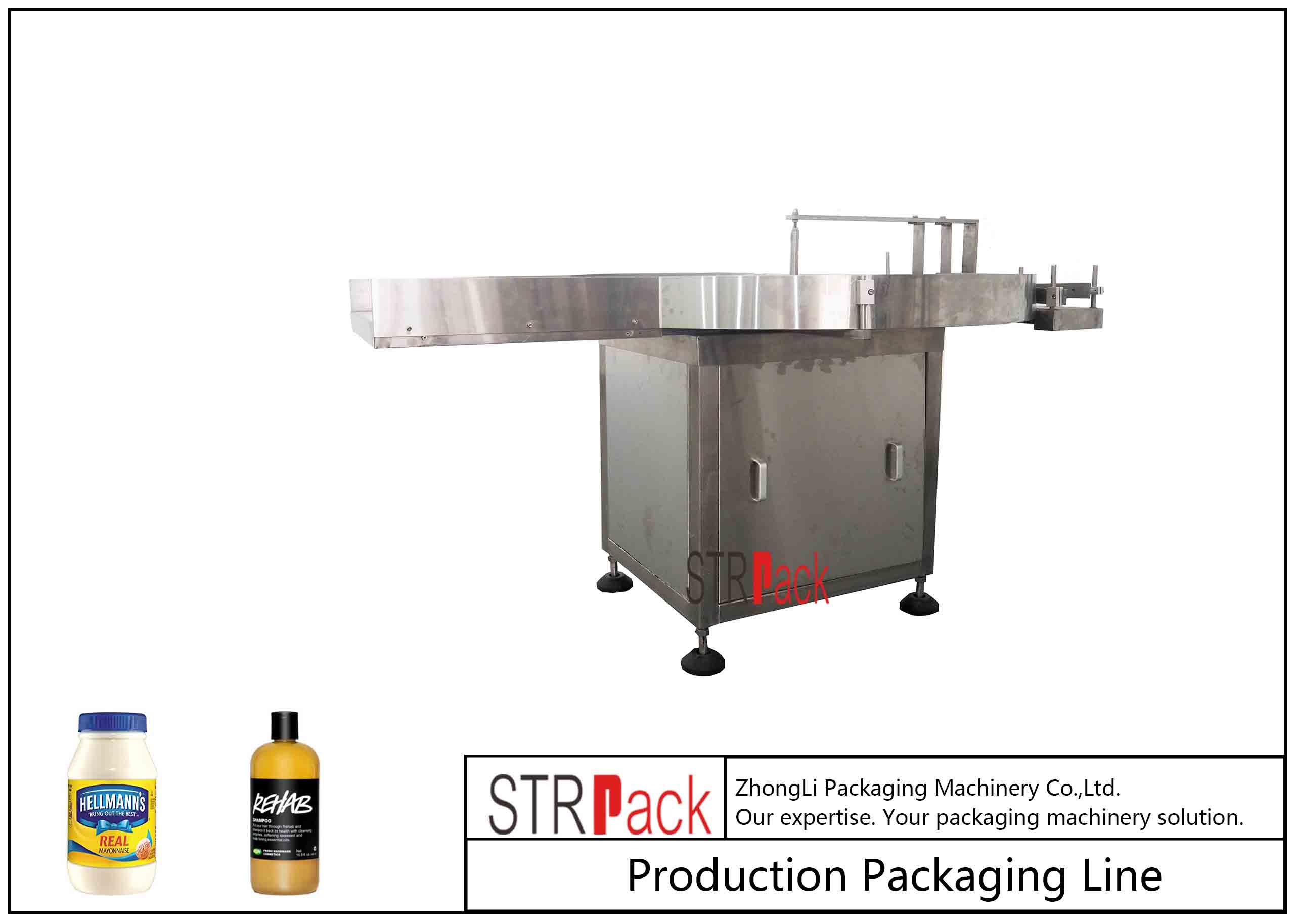 Wholesale Industrial 50ml-5L Round Bottle Packing Machine Bottle Feeding Turntable from china suppliers