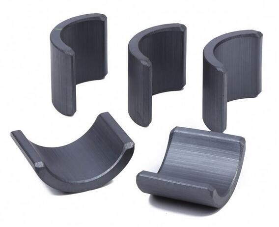 Buy cheap Arc Shape  Loudspeakers Ceramic Ferrite Magnets from wholesalers