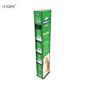 Wholesale Floor Green Metal Pet Store Displays Stand with Label Holder for Sale from china suppliers