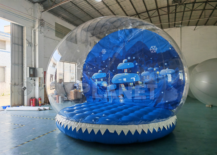 Wholesale 4m Diameter Outdoor Christmas Photo Booth Inflatable Snow Globe For Kids And Adults from china suppliers