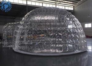 Wholesale Outdoor Transparent Inflatable Dome Tent For Mobile Hotel / Clear Igloo Tent from china suppliers