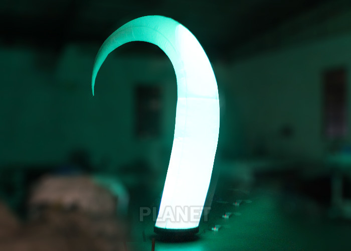 Wholesale Colorful Inflatable Lighting Decoration Led Horns Durable 210D Oxford Cloth from china suppliers