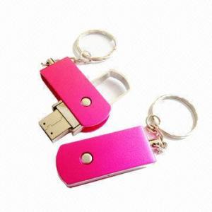 Wholesale OEM Hot Metal Swivel 4GB USB Flash Drives, Customized Logo, Preloaded Data, 10-year Data Retention  from china suppliers
