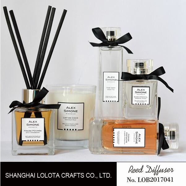 Bathroom Fragrance Reed Diffusers , Strong Smelling Reed Diffuser For Large Room