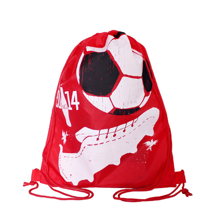 Wholesale Full Side Printed Polyester Drawstring Backpack , Outdoor Gym Sports Backpack from china suppliers