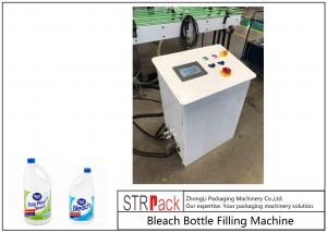 Wholesale PLC Control 10 Heads Gravity Bottle Filling Machine For 1 - 5L Bleach Cleaner from china suppliers