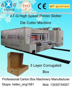 Wholesale Stable Performance Printing Slotting Die-Cutting Carton Packaging Machinery from china suppliers