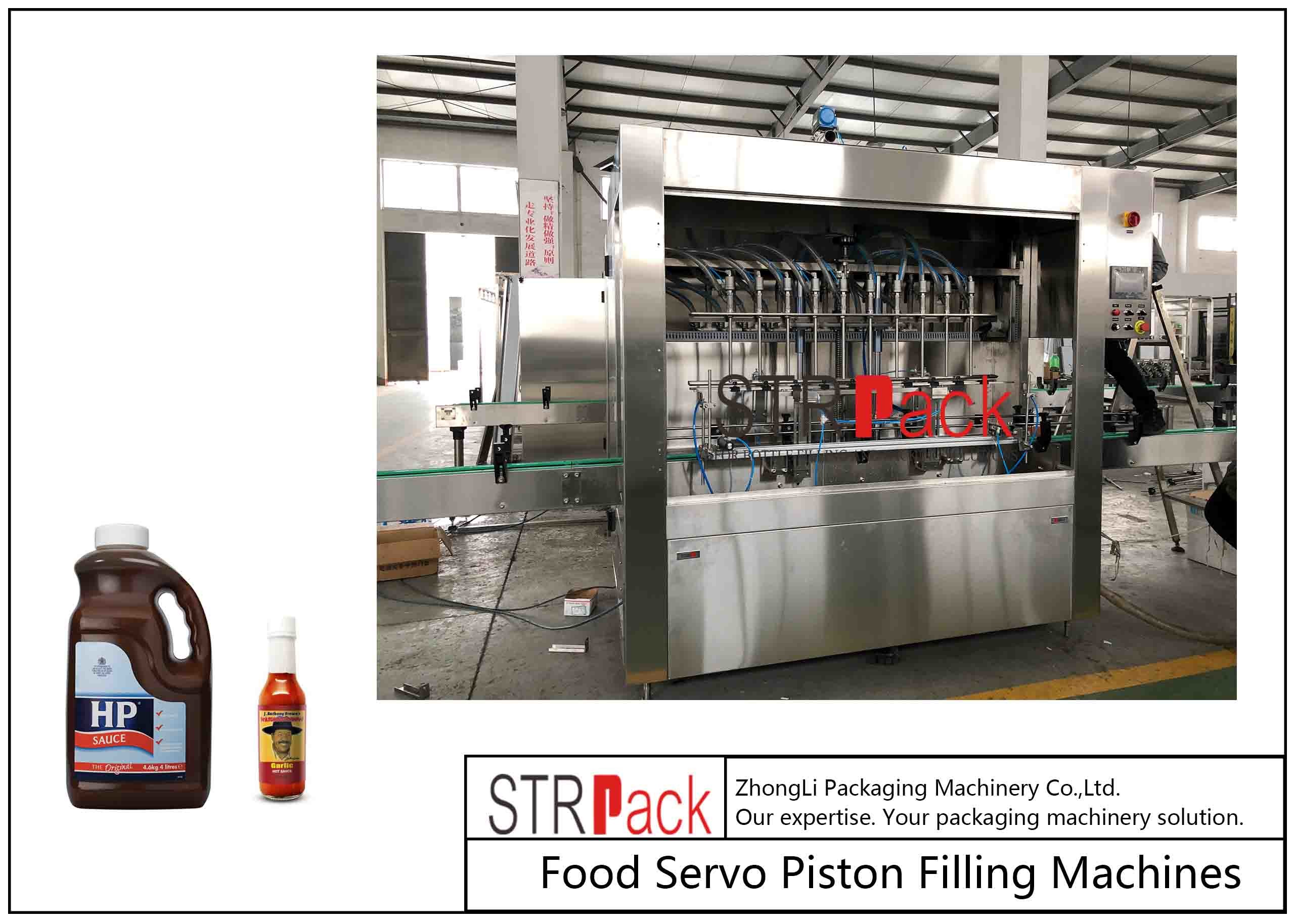 Wholesale Fully Automatic Sauce Jar Brown Sauce Food Bottle Filling Machine Food Packaging Machine from china suppliers