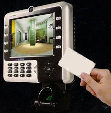 Wholesale Camera Time Clock with Fingerprint &amp; RFID Card Identification ICLOCK2800 from china suppliers