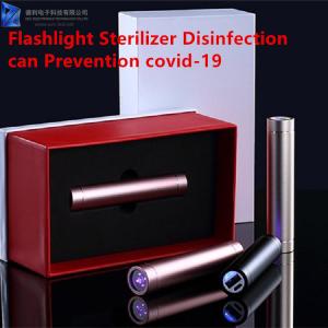 Wholesale Flashlight Sterilizer Disinfection UVC LED Lamp Ultra Violet Torch Portable Power Bank from china suppliers