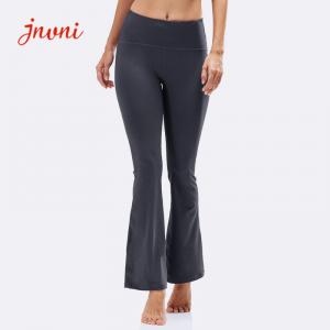 Wholesale Squat Proof Bamboo Fiber Yoga Bootcut Leggings Yoga Flared Pants Tummy Control from china suppliers