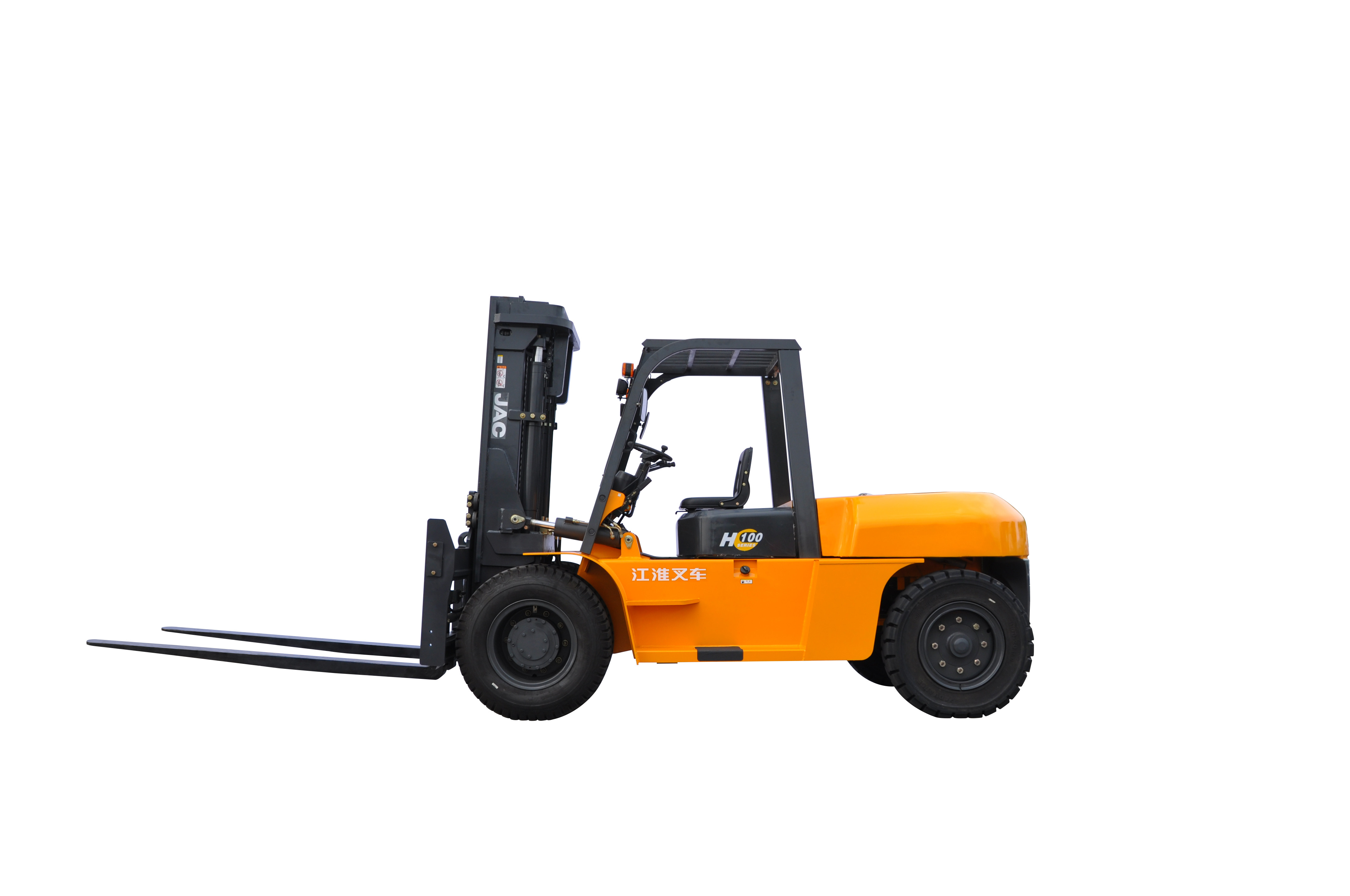 Small Turning Radius 10 Ton Forklift , Large Capacity Industrial Counterbalance Forklifts Heavy Equipment Forklift