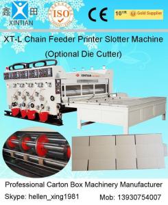 Wholesale Auto Chrome Carton Making Machine 60pcs/min With Chain Feeding Model For Printing from china suppliers