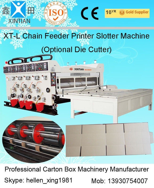 Wholesale Manual Feeding Corrugated Box Making Machine Electric Phase Printer 380V from china suppliers