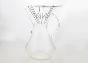 Pour Over Coffee Maker Suit Paper Filter Holder Stainless Steel Stand