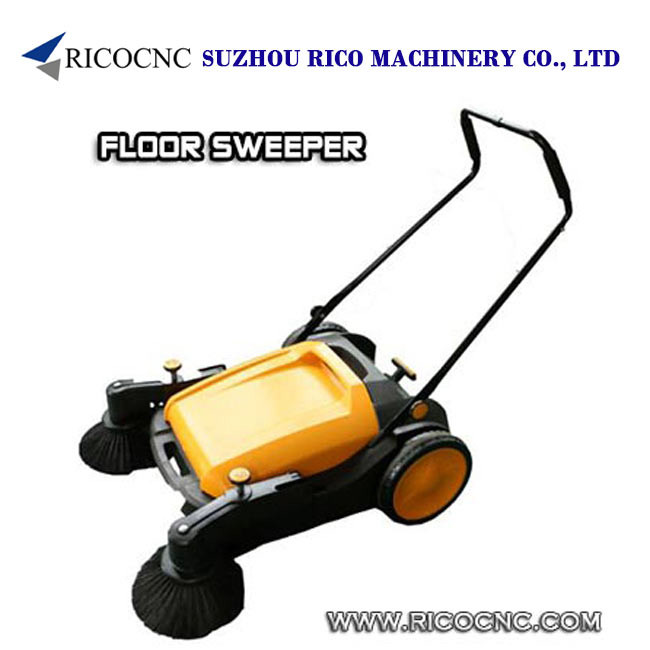 Buy cheap Commercial Manual Floor Sweepers Push Mechanical Clearner for Wood Workshop from wholesalers