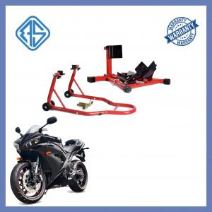Wholesale Resist Compression Motorcycle Stands Set PVC 1500lbs Motorbike Front Wheel Chock from china suppliers