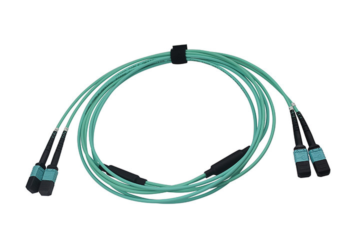 Wholesale MTP PC- MTP PC Data Center Fiber Optic Cable , Fiber Optic 24 Core 48core OM3 OM4 from china suppliers