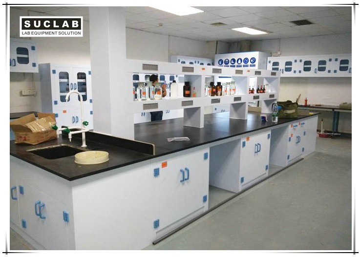Wholesale PP Chemical Lab Furniture With Two Layers Reagent Rack In Laboratory from china suppliers